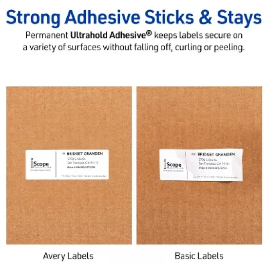 Avery Waterproof Address Labels, 1" x 2-5/8", 300 Labels (15509) image {3}