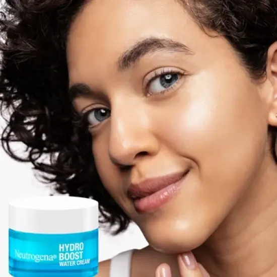 Neutrogena Hydro Boost Water Cream Face Moisturizer with Hyaluronic Acid for Sensitive Acne-Prone Skin - Fragrance Free - 1.7 fl oz image {2}