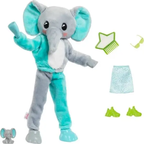 Barbie Cutie Reveal Jungle Series Elephant Doll image {3}
