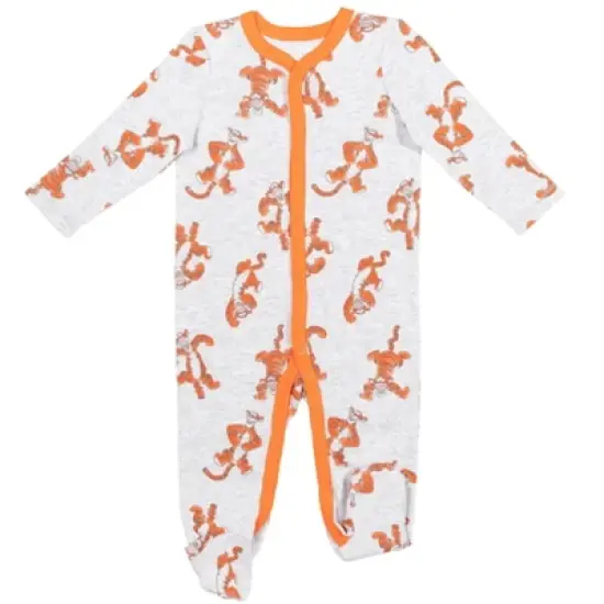Disney Winnie the Pooh Baby 2 Pack Snap Sleep N' Play Coveralls Newborn to Infant  image {1}