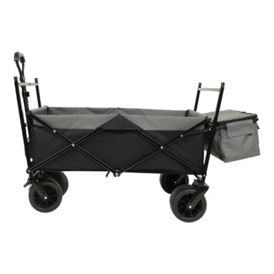 RISOKEYS Foldable Utility Cart,with Canopy & Mosquito Net,480Lbs Capacity with 7x4 All-Terrain Wheels,Adjustable Handle for Camping,Beach image {13}