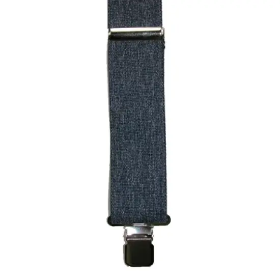 CTM Men's Denim Clip-End 2 Inch Suspenders image {1}