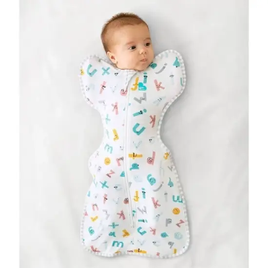 Love to Dream Ecovero Swaddle Wrap - Alphabet Soup - M image {2}