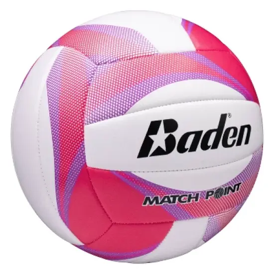Baden Matchpoint Volleyball - Pink/Violet: Rubber Bladder 4+ Years image {2}