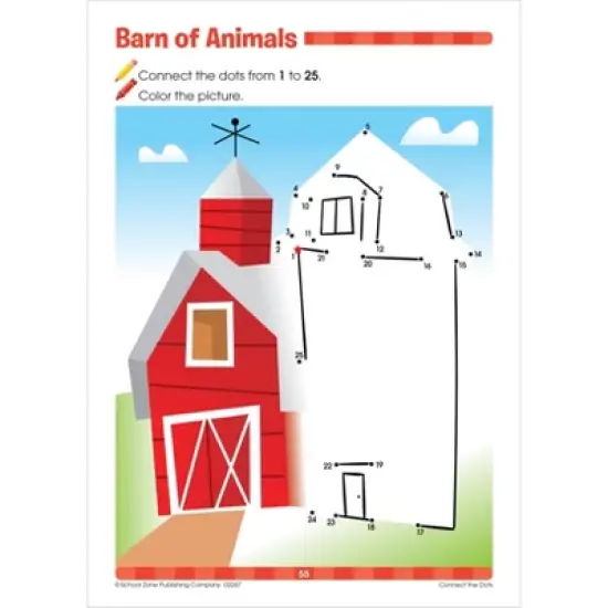 School Zone Connect the Dots Workbook - (Paperback) image {5}