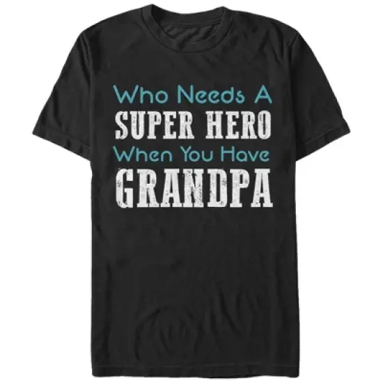 Men's Lost Gods Superhero Grandpa T-Shirt image {3}