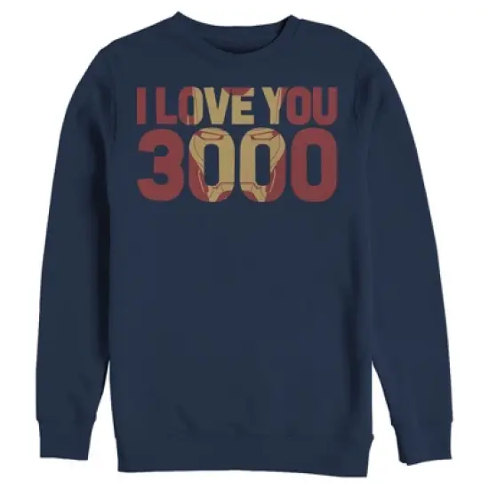 Men's Marvel Iron Man Forever Love 3000 Sweatshirt image {2}