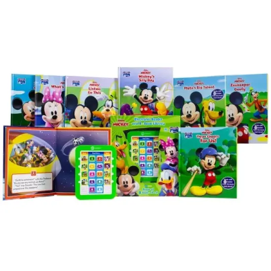 Disney Mickey Mouse Clubhouse Electronic Me Reader Story Reader and 8-book Boxed Set image {1}
