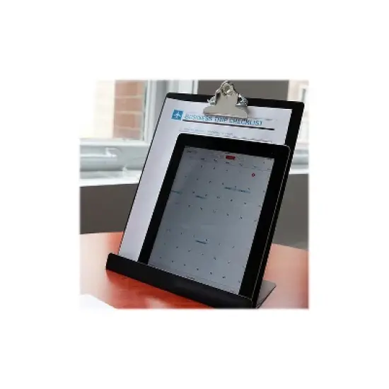 Saunders Document and Tablet Holder 9-1/2"Wx5"Lx12-1/4"H Black 22521 image {2}