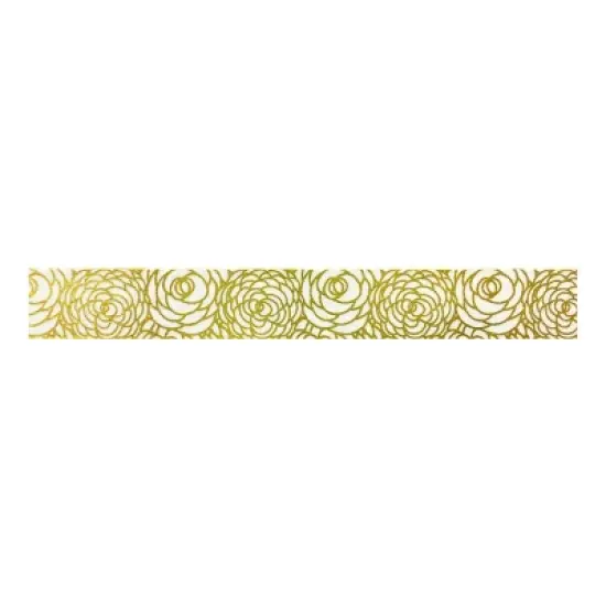 Wrapables Washi Masking Tape, Green and Gold Group image {8}