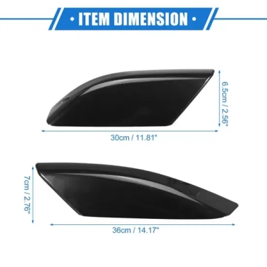 Unique Bargains Car Roof Rack Side Rails End Cover Shell Cap for Toyota 4Runner N210 2003-2009 Plastic 4pcs image {5}