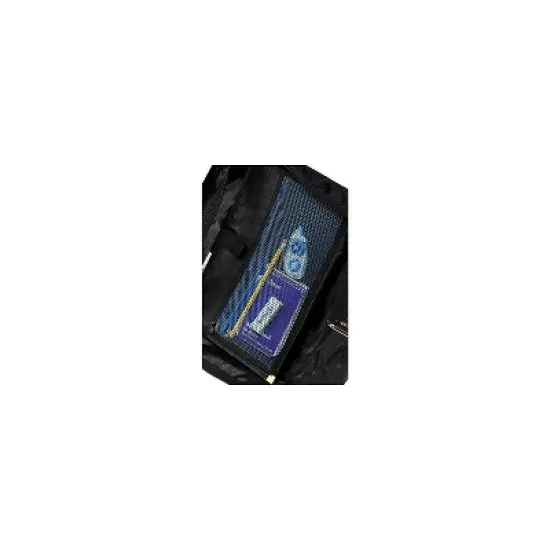 Case It King Sized Zip Tab 4" 3-Ring Zipper Binders D-Ring Blue (D-186 BLU) D-186-MBLU image {5}