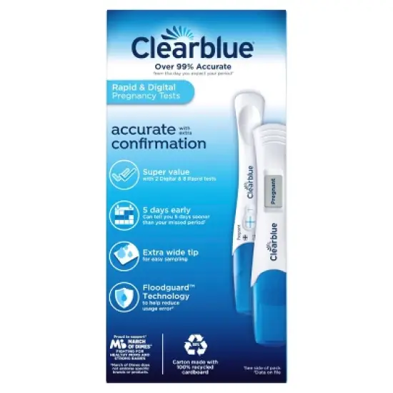 Clearblue Combo Pregnancy Tests - 10ct image {3}