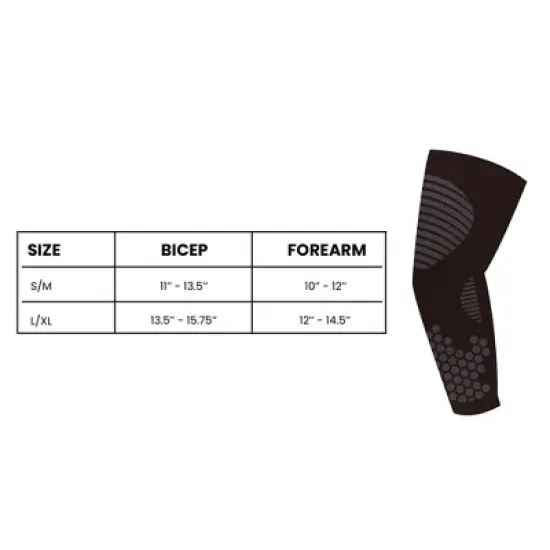 Copper Zone Pain Relief Elbow Brace Compression Support Sleeve For Tendonitis, Tennis Golf Elbow - 3 Pair Pack image {5}