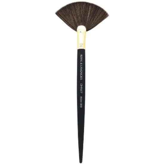 OMNIA Brush Professional 9pc Travel Gold Makeup Brush Set, Includes Zip Case image {8}