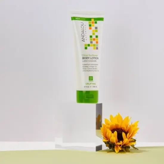 Andalou Naturals Uplifting Citrus Sunflower Body Lotion - 8 fl oz image {2}