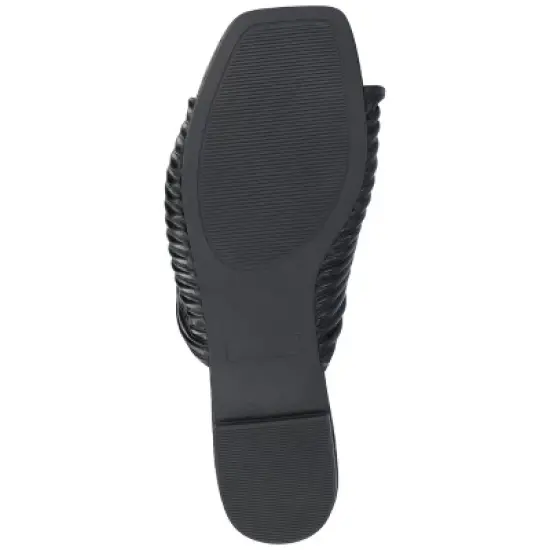 Journee Collection Womens Emalynn Tru Comfort Foam Slip On Slide Flat Sandals image {4}