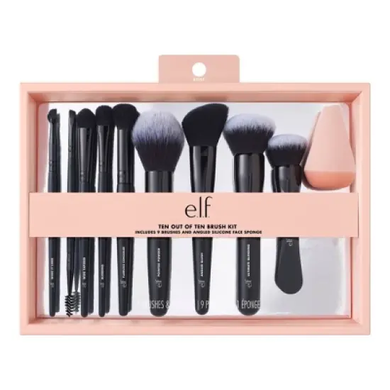e.l.f. Ten Out of Ten Makeup Brush Set - 10ct image {5}