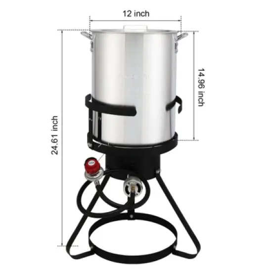 Winado Single Burner High Pressure Propane Turkey Fryer image {4}