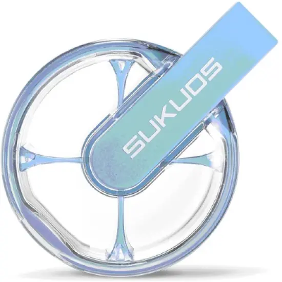 Sukuos Daily Use Round Pill Organizer 1 Pack, 4 Compartments, Portable Travel Pill Box, Medicine Container & Vitamin Holder image {1}