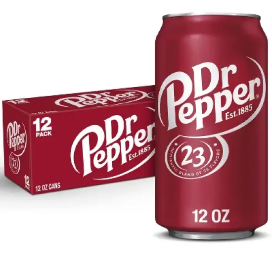 Dr Pepper Soda - 12pk/12 fl oz Cans image {12}
