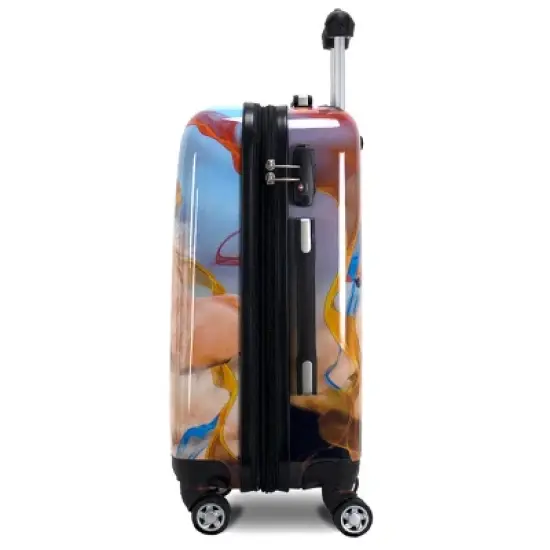 Chariot Printed Expandable Hardside Spinner Luggage Set image {3}