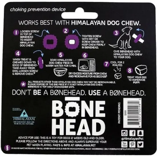 Himalayan Dog Chew Bonehead Dog Chew Holder image {2}