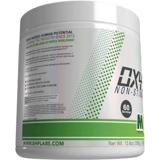 EHPlabs OxyShred Non Stimulant Pre Workout Powder & Fat Burner - Caffeine & Sugar Free Preworkout Energy Powder - Mojito, 60 Servings image {6}