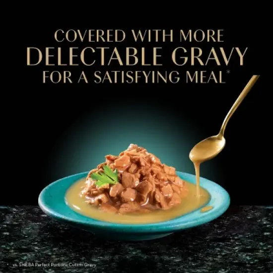 Sheba Chicken Flavor Gravy Indulgences Wet Cat Food - 2.64oz image {2}