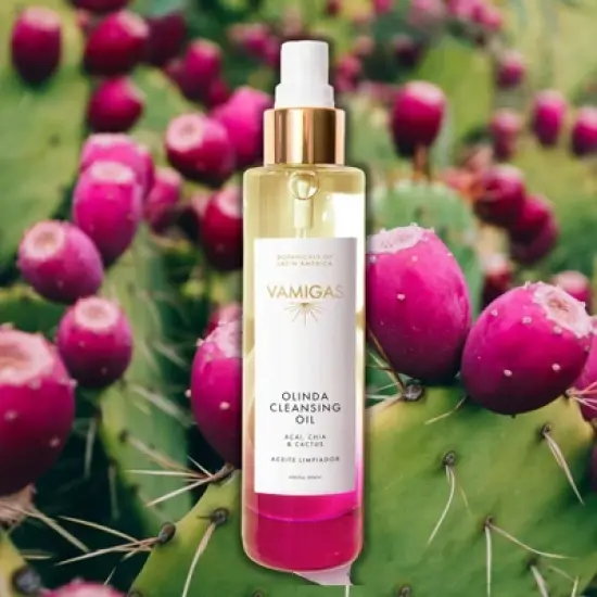 Vamigas Olinda A&ccedil;a&iacute;, Chia & Cactus/Nopal Face Cleansing Oil - 4.05 fl oz image {2}