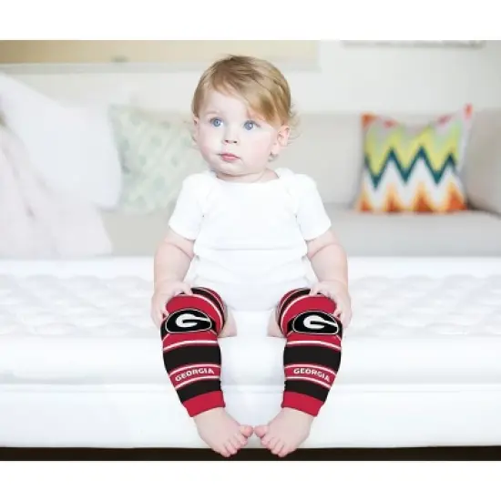 Baby Fanatic Officially Licensed Toddler & Baby Unisex Crawler Leg Warmers - NCAA Georgia Bulldogs image {4}