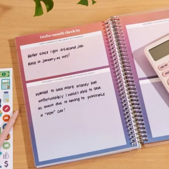 erin condren Budget Journal Classic Striped/Every Little Bit Counts image {13}