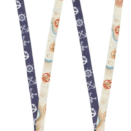 One Piece Live Action Straw Hat Crew Map 22&rdquo; Lanyard image {2}