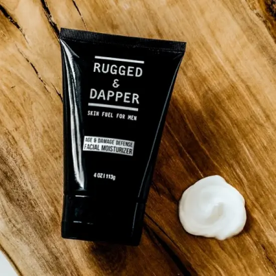 RUGGED & DAPPER Daily Duo Skincare Set for Men | Includes Age + Damage Defense Moisturizer & Daily Power Scrub Face Wash image {5}