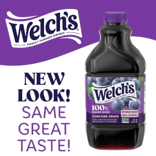 Welch's 100% Grape Juice - 64 fl oz Bottle image {2}
