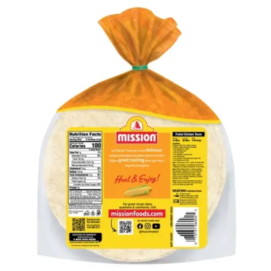 Mission Super Soft White Corn Tortillas - 25oz/30ct image {1}