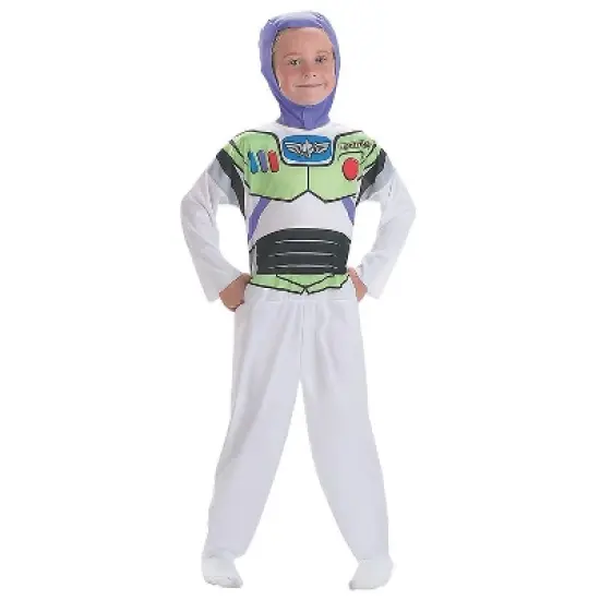 Disguise Boys' Toy Story Buzz Lightyear Costume - Size 4-6 - White image {1}