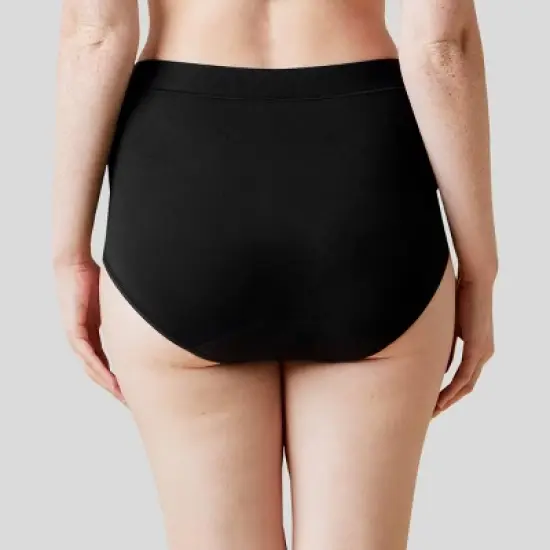 Thinx for All Women's Moderate Absorbency High-Waist Brief Period Underwear image {1}
