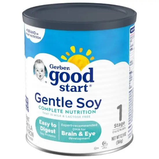 Gerber Good Start Stage 1 Soy Non-GMO Powder Infant Formula - 12.9oz image {2}