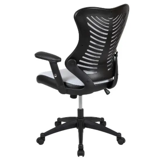 Emma and Oliver High Back Designer Mesh Executive Ergonomic Office Chair w/ Adjustable Arms image {10}