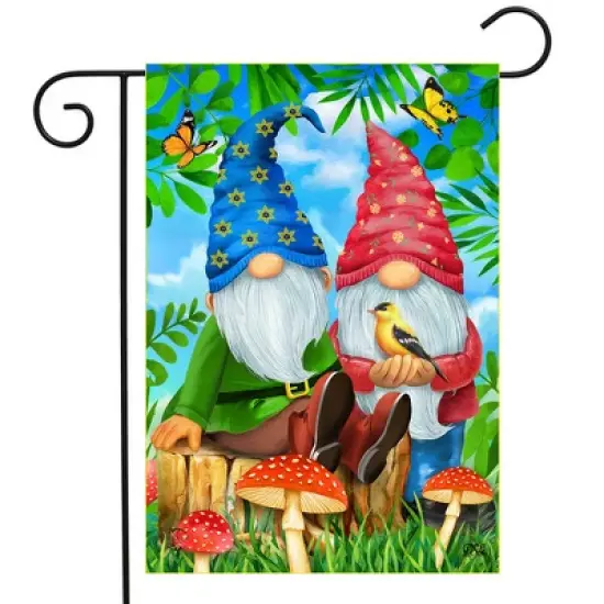 Briarwood Lane Garden Flag 12x18 For Outdoor Gnome Sweet Gnome Spring For Spring Garden Flag Flags For Outside image {1}