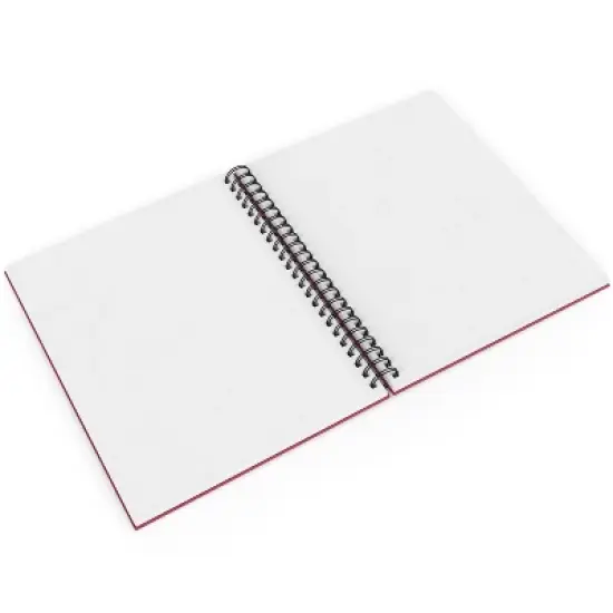 Arteza Watercolor Paper Pad, Spiral-Bound Hardcover, Pink, Cold-Pressed Paper, 9"x12" - 32 Sheets image {1}