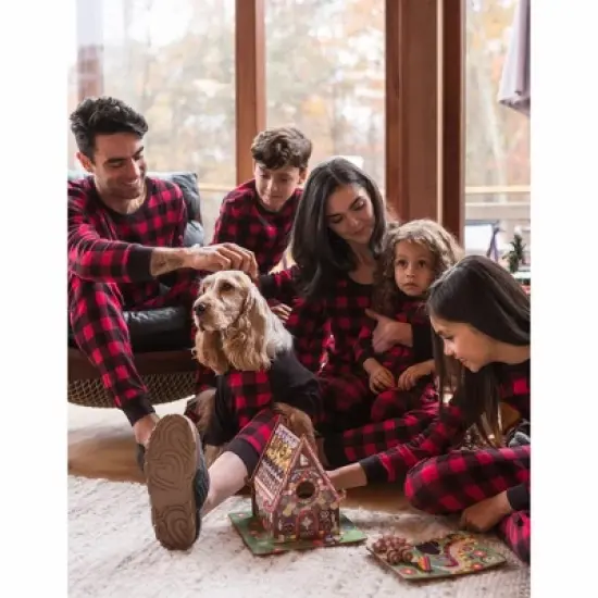 Leveret Cotton Dog Christmas Pajamas image {6}