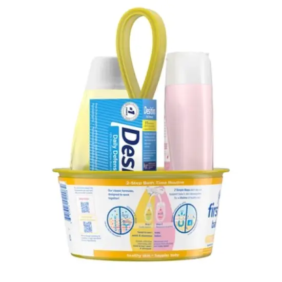 Johnson's First Touch Baby Gift Set Includes Baby Bath Wash & Shampoo, Body Lotion, & Diaper Rash Cream - 3ct image {5}