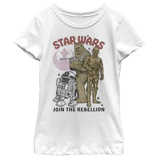 Girl's Star Wars Chewbacca and Buddies Join Rebellion T-Shirt image {3}
