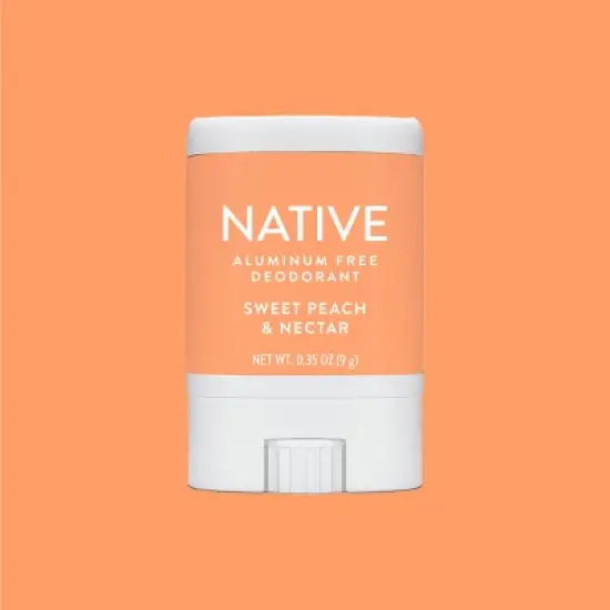 Native Aluminum-Free Deodorant - Sweet Peach & Nectar - Trial Size - 0.35oz image {7}
