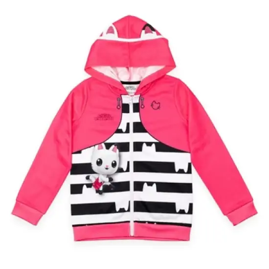 Dreamworks Gabby's Dollhouse Girls Zip Up Hoodie Toddler  image {7}