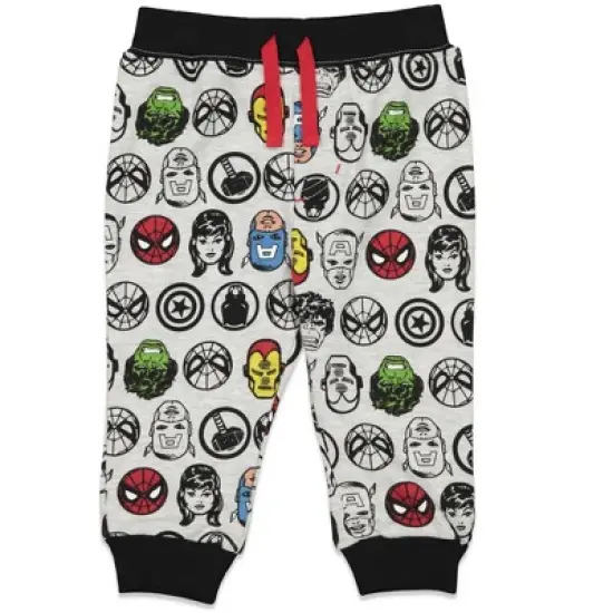 Marvel Avengers Hulk Black Panther Captain America 2 Pack Pants Toddler image {2}