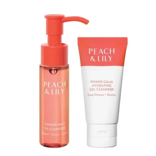 Peach & Lily Double Cleanse Skincare Set - 0.67 fl oz/2pc - Ulta Beauty image {2}