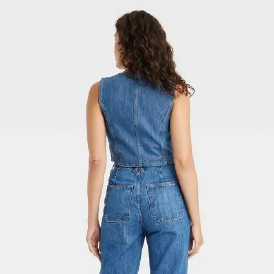 Women's Denim Vest - Universal Thread&trade; Blue Denim image {1}